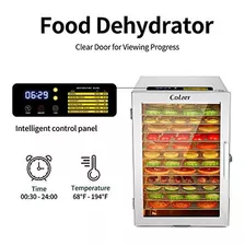 Deshidratador De Alimentos Colzer 12 Bandejas De Acero Inoxi Color Silver 110v