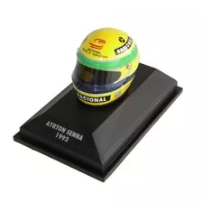 Minichamps F1 1/8 Capacete Kart 1993 Ayrton Senna #8