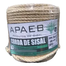 Corda De Sisal 8mm - 110mts Artesanato Arranhador Gato Naval