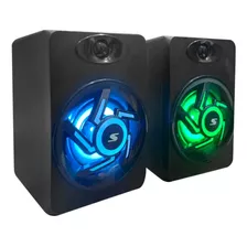 Parlantes Usb Pc Gaming Luces Led Notebook Gamer 3w Cuo