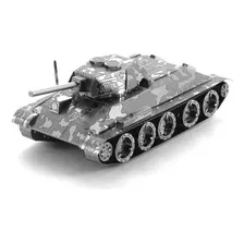 Puzzle Metalico 3d Tanque Para Coleccionistas 