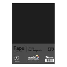 50 Folhas Papel Color Plus A4 180g