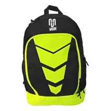 Mochila Urban Biker Reflectante Muuk Amarillo/negro