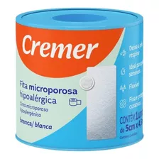 2 Fitas Microporosa Branca Cremer 5cm X 4,5m - Hipoalergica