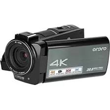 Videocámara Ordro Ax10 Ultra Hd 4k, Cámara De Vídeo Con Zoom