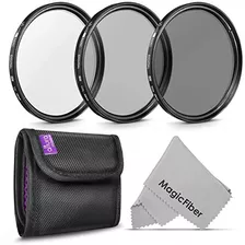 Set De Filtros Uv Cpl Polarizador Densidad Neutra Nd4 Para