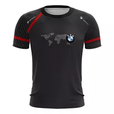 Camiseta Bmw Casual 03 Brk Motociclismo Tecido Dry