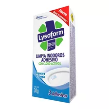 Lysoform Limpia Inodoros Adhesivo X3 Frescura Extrema 