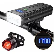 Usb Rechargeable Bike Light Set Super Bright 