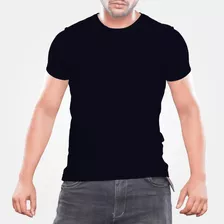 Camiseta Masculina Básica Clássica 100% Algodão Uniforme