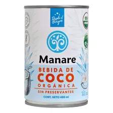 Leche De Coco Orgánica 400 Ml - Manare