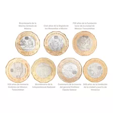 Nuevas Monedas 20 Pesos México Dodecagonales Sin Circular
