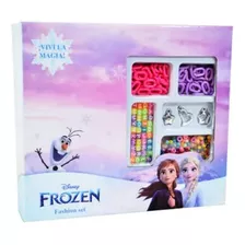 Set Para Armar Bijou Frozen En Caja Mostacillas Pulsera