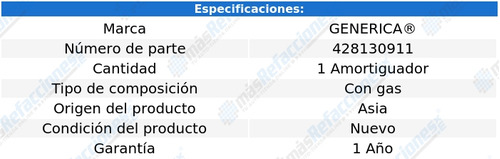 Amortiguador Susp Tras Civic 2001-2002-2003-2004 Lh=rh Tyc Foto 2