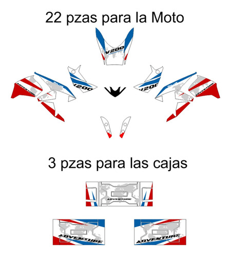 Calcomanias  Stickers Para Italika V200 Kit Completo Rallye Foto 2