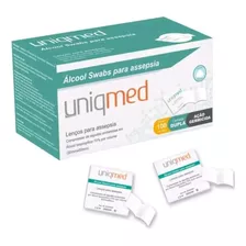 Swabs De Álcool Para Assepsia Uniqmed - 500und