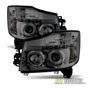 Par Faros Negro Interior Nissan Frontier Xe 2003 2.4l