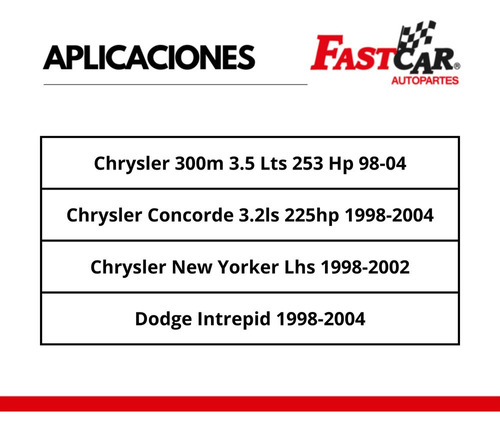 2 Amortiguadores Traseros Chrysler 300m 3.5 Lts 253 Hp 9804 Foto 2