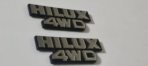 Emblema Hilux 4wd Toyota X2 Cinta 3m Foto 5