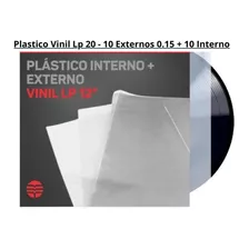 Plastico Vinil Lp 20 - 10 Externos 0.15 + 10 Interno