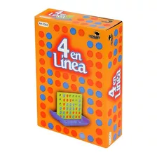 4 En Linea Juego De Mesa C/ Fichas De Viaje Envios