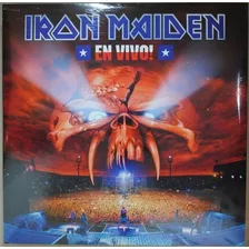 Iron Maiden - Lp En Vivo! - Disco Triplo 2017 Preto