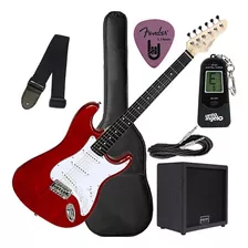 Kit Guitarra Giannini G100 Amplificador, Capa, Correia, Cabo