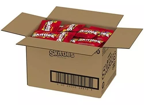 Mentas Skittles Original Bulk Chewy Candy Fun Size Caja De 4