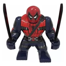 Boneco Big Blocos De Montar Deadpool Homem Aranha