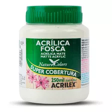 Tinta Acrílica Fosca Artesanato Acrilex 250ml Ótima Cobertur Cor Mineral