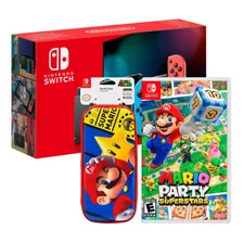 Nintendo Switch Neon + Mario Superstar + Vault Super Mario