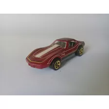 Hot Wheels Corvette Stingray 2015 Rojo Blanco Car