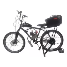 Bicicleta Motorizada 100cc Freio A Disco C/ Suspensão E Baú