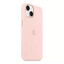 Estuche Case Silicona iPhone 14 Magsafe Rosa Pink Original