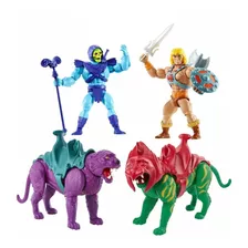 He-man Esqueleto Gato Guerreiro Panthor Motu Origins Mattel