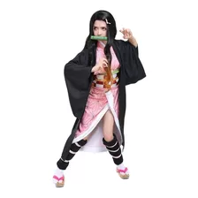 Cosplay Disfraz Anime - Kimono Kamado Nezuko