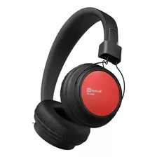 Fone De Ouvido Over-ear Sem Fio Com Microfone Plus Mox F-350 Cor Vermelho