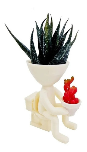 Vaso Decorativo Robert Plant  Suculenta Banheiro Cagão 