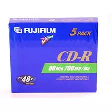 Fujifilm 5 pack Cd-r  48 x 700 mb