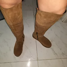 Botas Bucaneras Nazaria De Gamuza, T 38. Muy Buen Estado.