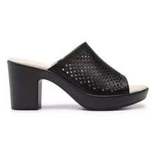 Sandalia De Tacón Flexi Para Mujer Estilo 102920 Negro