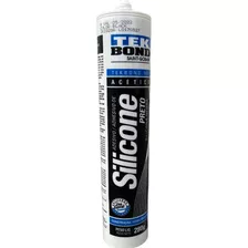 Silicone Acetico Preto Tekbond 280 Gr - Tekbond