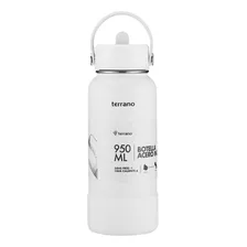 Botella Térmica Terrano 950ml. C/pico. Y Accesorios Color Blanco