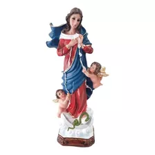 Virgen De Desatanudos De 32cm E Resina 