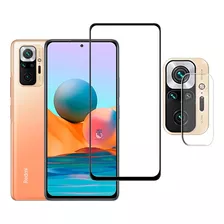 Vidrio Templado Xiaomi Redmi Note 10 Pro + Templado Cámara