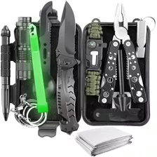 Kit De Supervivencia Tactico 25en1 Camping + Estuche - 75$