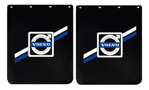Lodera  Negra Hule Volvo 2 Colores Juego 2 Pz Foto 2