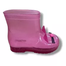 Bota Infantil Galocha Menina Luelua Gata Moda Original 44070