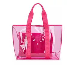 Kipling Tote Jacey Xl Color Power Pink Transparente(barbie)