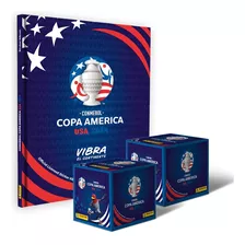 Álbum Copa América Usa 2024 Tapa Dura + 2 Cajitas